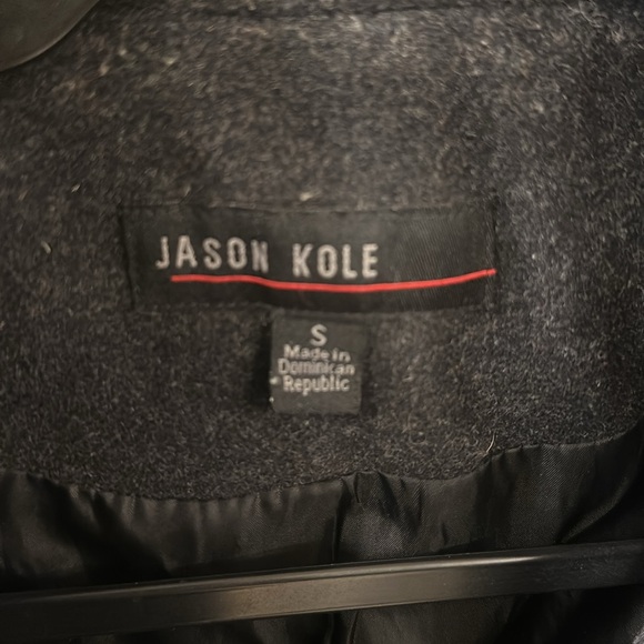 Jason Kole Peacoat - charcoal grey - small - Picture 3 of 4